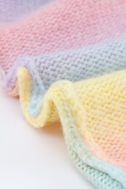 'Fiametta' Multicolour Drop Shoulder Cardigan - Celes Fashion